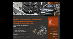 Desktop Screenshot of gtr-getriebe.de